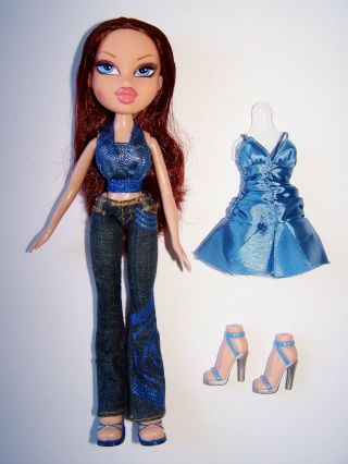 Bratz Girlfriendz Nite Out Phoebe Doll Blue Dress Toys R Us Exclusive