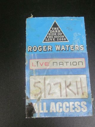 Roger Waters 2006 Live All Access Pass - Dark Side Of The Moon Tour,