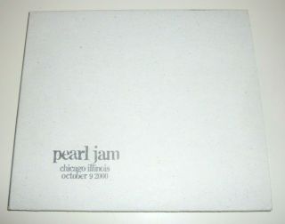 Pearl Jam Official Bootleg 53 Chicago October 9,  2000 2 Cd