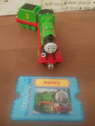 Thomas & Friends Train Engine Diecast Take N Play Light Up Talking Henry