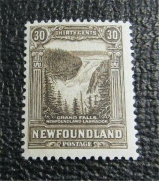 Nystamps Canada Newfoundland Stamp 182 Og H $50 D4x2218