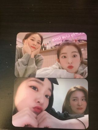 Red Velvet Irene Seulgi Monster Album Official Photocard Unit
