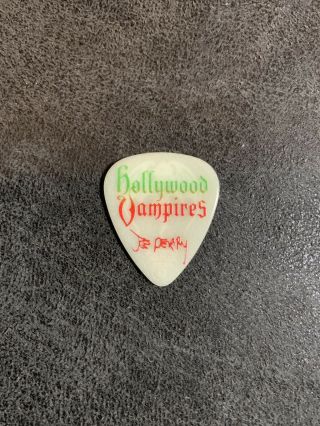 Hollywood Vampires Guitar Pick - Joe Perry Glow In The Dark