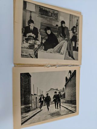 1964 The Beatles Official Coloring Book MISSING COVER loose pages 3