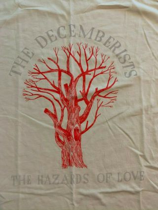 The Decemberists Hazards of Love Tour Shirt American Apparel Classic Girls XL 2