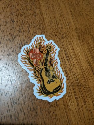 Tom Petty You Wreck Me Authentic Sticker From Wildflowers