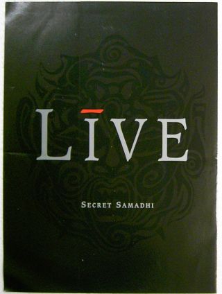 Live Secret Samadhi 1997 Promo Release Solicitation Brochure