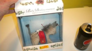 Steiff North American Exclusive C 2003 Baby Donkey Ornament W/ Box