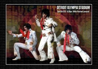 Elvis Presley - On Tour 1972 - Signed A4 Photo Print Memorabilia