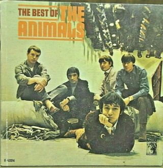 1966 - The Best Of The Animals Lp 12 " Vinyl Record - Blues Rock - E - 4324