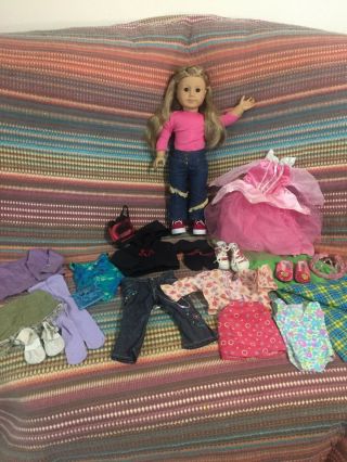 American Girl Doll Kailey (retired) 2003 With Clothing,  Plus Accessories