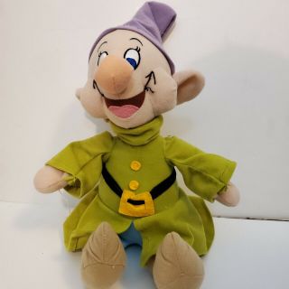 Toy Factory Walt Disney Snow White And The 7 Seven Dwarfs Dopey Plush Doll 10 In