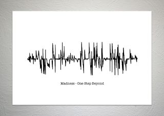 Madness - One Step Beyond - Sound Wave Print Poster Art