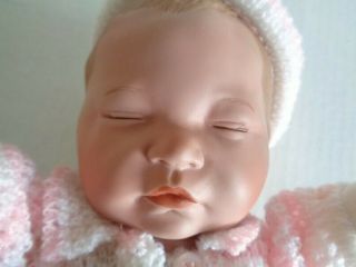 Ashton Drake Handcrafted Porcelain Baby Doll - Newborn