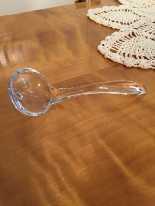 Glass Ladle/spoon Thick Clear Glass