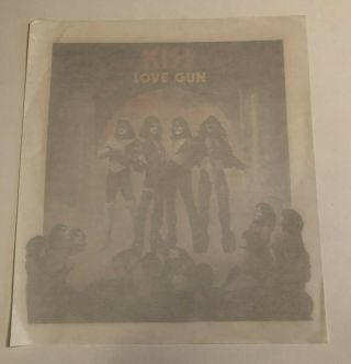Kiss Vintage Love Gun Iron On Transfer Aucoin Era Ace Frehley Peter Criss
