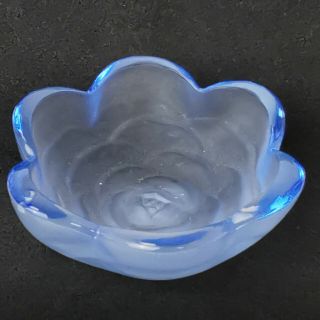 Tittot Branded Chinese Design Small Decorative Blue Art Glass Bowl 351203