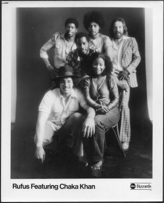 Rufus Chaka Khan 1970s Abc Records Promo Photo R&b Funk Soul