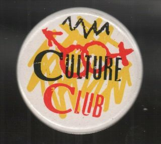 Culture Club Logo Badge Uk Smash Hits 1 " Button Badge Originally Given Away