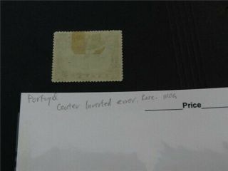 nystamps Portugal Stamp OG H Center Inverted Error Rare J22y2296 2