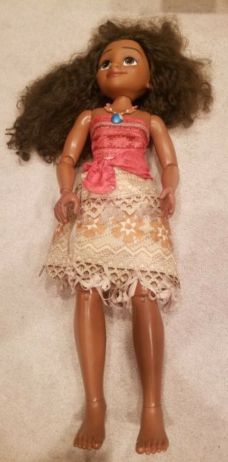 Disney Princess Moana Life My Size 32 " Jakks Pacific Posable Doll