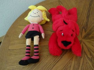 2 17 " Tall Clifford The Big Red Dog And Friends Plush - Clifford & Emily
