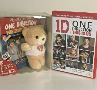 Official 1d One Direction Collectable Soft Toy Book And This Is Us Dvd
