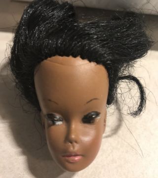 African American Bild Lilli,  Barbie Clone; Head Only; Vhf; Wendy Face Mold