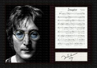 John Lennon - The Beatles - A4 Photo Print Memorabilia