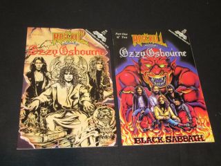Ozzy Osbourne Rock N Roll Comic Books Revolutionary Comics Music Band Rock