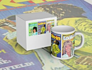 Colourful Rod Stewart Look - In Mug - In Picture Box - P,  P