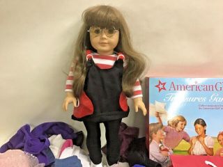 Pleasant Co.  American Girl Doll 18 " W/ Books Clothing