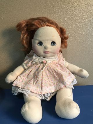 Vintage 1980’s Mattel My Child Doll With Red Hair Dress