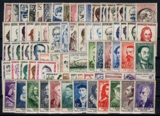 P131862/ France Stamps / Lot 1956 - 1959 Mnh & Mh - Cv 333 $