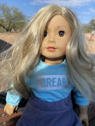 American Girl Doll Retired Tenney 18”