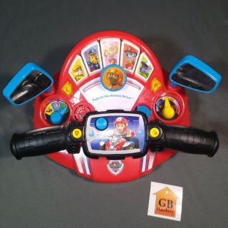 Driving Toy Pups To The Rescue Driver Paw Patrol Talking Steering wheel Vtech 2