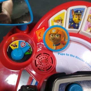 Driving Toy Pups To The Rescue Driver Paw Patrol Talking Steering wheel Vtech 3