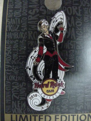 Hard Rock Cafe Chicago,  Illinois Music Shout Out Pin