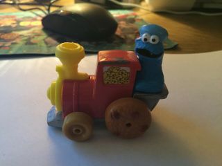 Vintage Muppets,  Jim Henson,  Sesame Street 1981 Cookie Monster In A Cookie Train