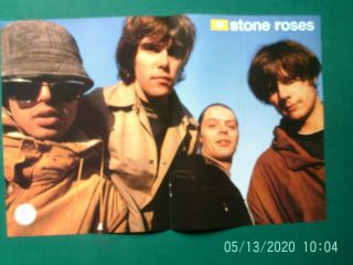 The Stone Roses - Poster Centre Spread 1990 28cm X 42cm