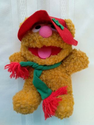 Baby Fozzie Bear Christmas Plush Stuffed Toy 7 