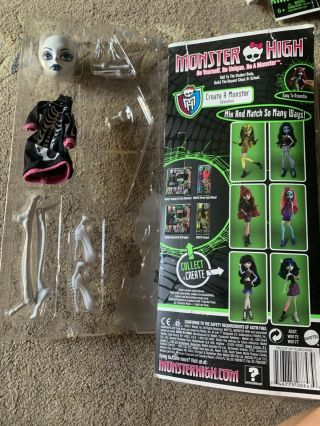 Monster High Skeleton Create A Monster Add - On Pack Skeleton Add On