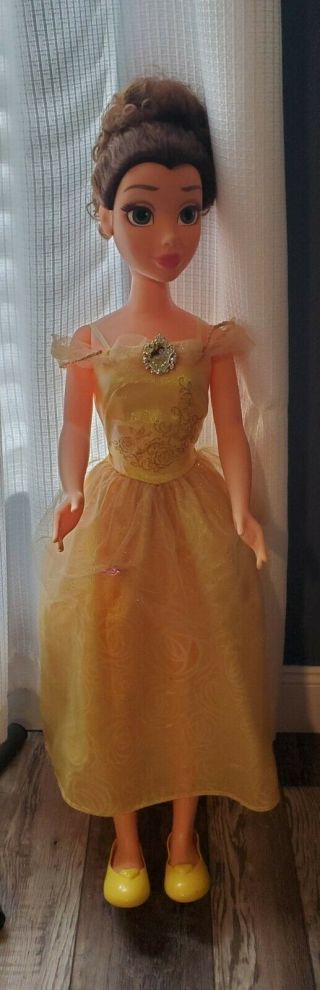 Disney Beauty And The Beast My Size Belle Doll 38”