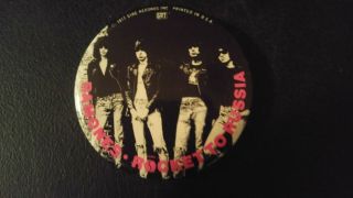 Ramones Vintage 1977 3 " Pin Button 