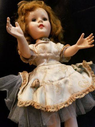 1940s - 50s Sweet Sue 14 " Hard Plastic Mary Hoyer Tyoe Doll,  American Character