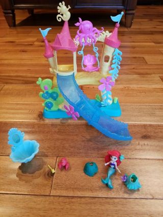 Disney Princess Little Kingdom Ariel’s Sea Castle Doll,  Playset Nib