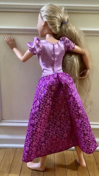 Disney Playdate Jakks Tangled Rapunzel Princess My Size 32” Large Poseable Doll 3