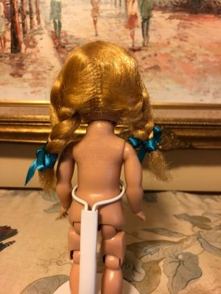 blonde Ginny Vogue doll molded lash,  bent knees walker 2