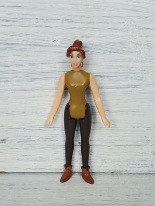 1997 Peasant Anastasia No Cloth Outfit 4 " Burger King Action Figure By Don Bluth