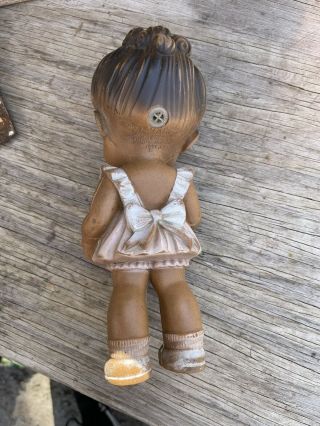 Rare Vintage 50’s,  Ruth E.  Newton’s Squeak Doll,  The Sun Rubber Co.  Black Girl 2